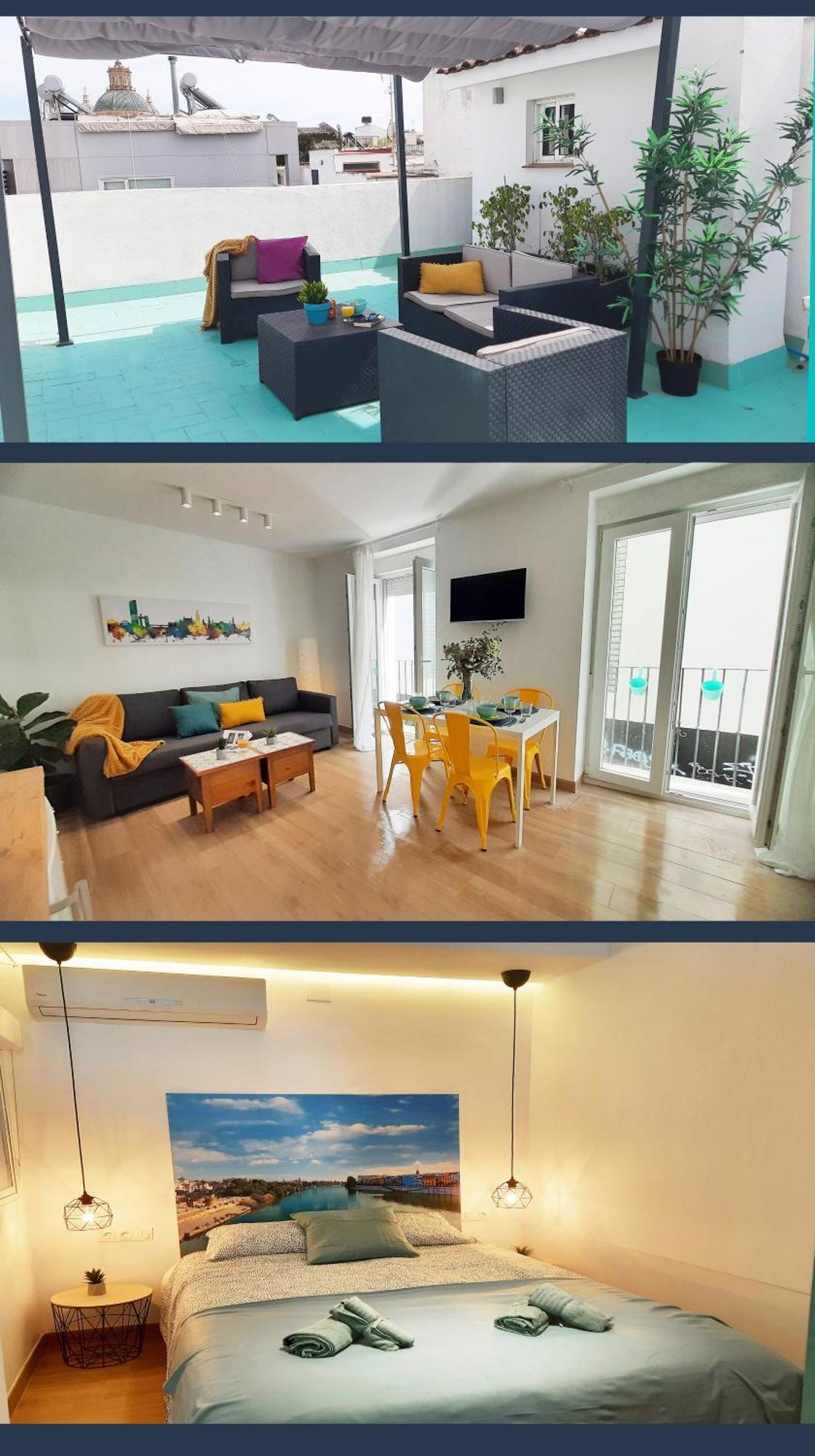 Lovely Center Apartments - Alameda Sunny Terrace Sevilla Kültér fotó